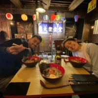 ジェノバのクラスメイト🇦🇷と行った日本人経営のラーメン屋さん